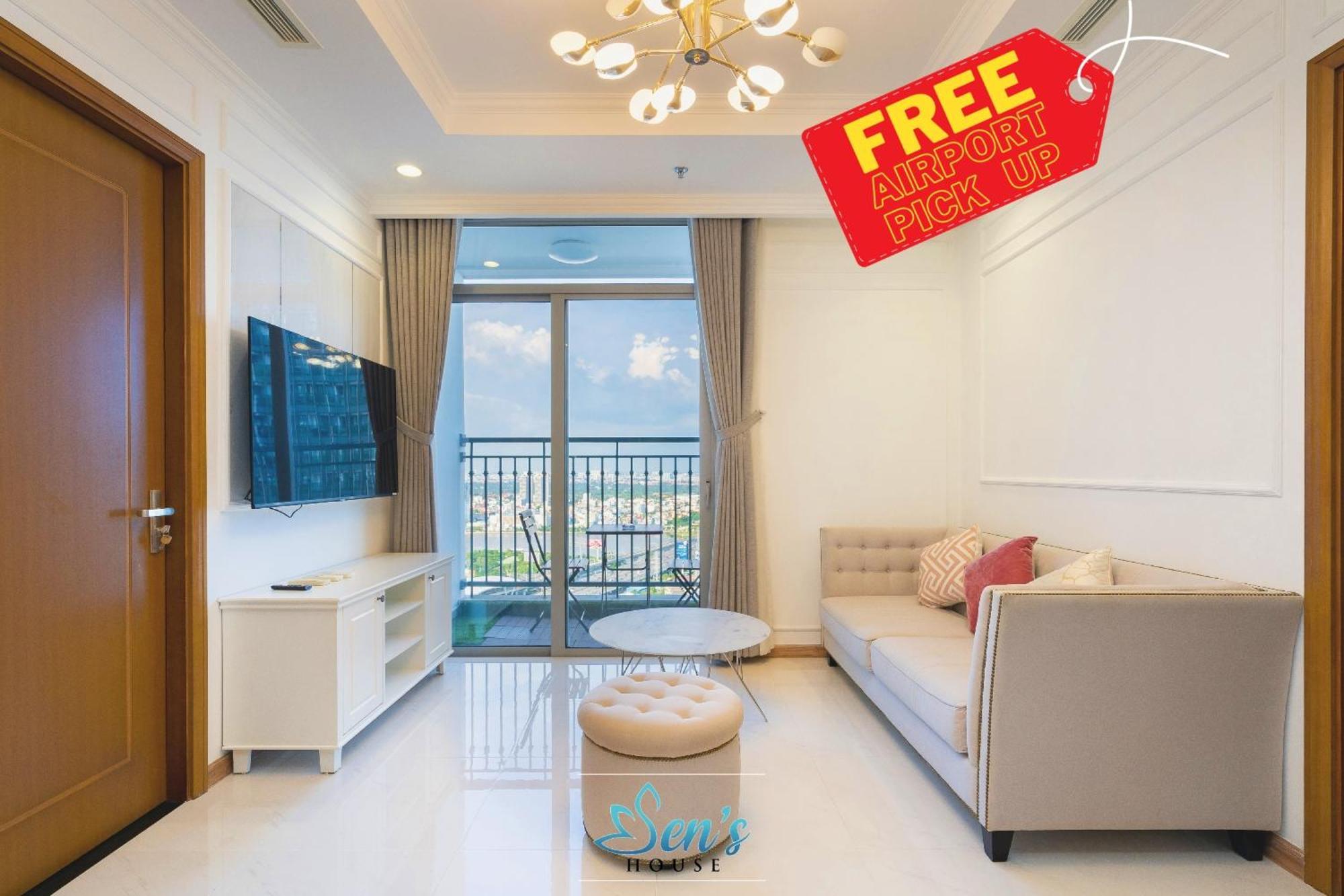 Free Airport Pick-Up - Luxury 3Br L3 High Floor With River View L3-30 โฮจิมินห์ซิตี้ ภายนอก รูปภาพ